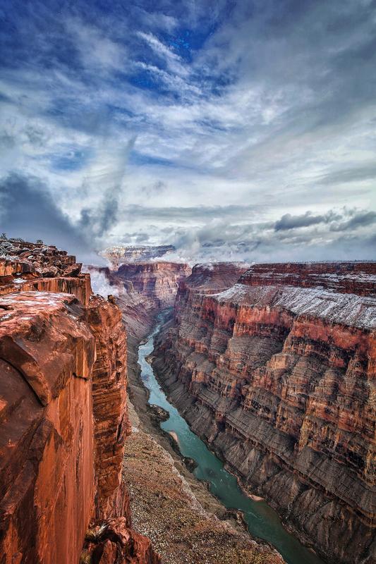mountain photography by jongas grand canyon in winter