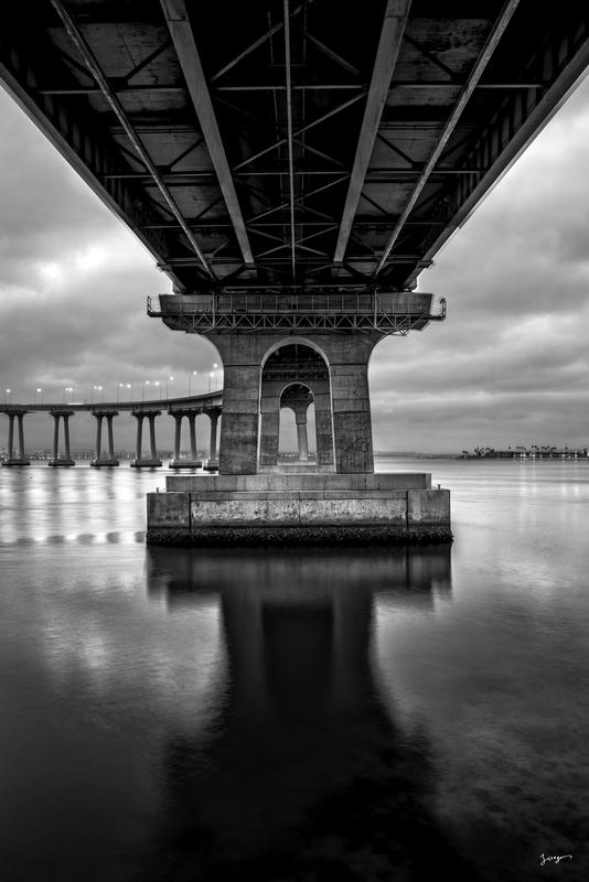bridge photography in black and white fine art