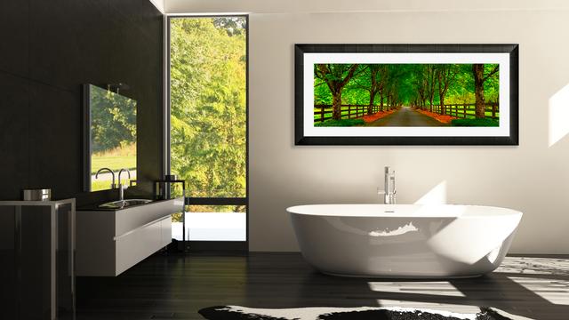luxury photography print inspired by peter lik for bathroom